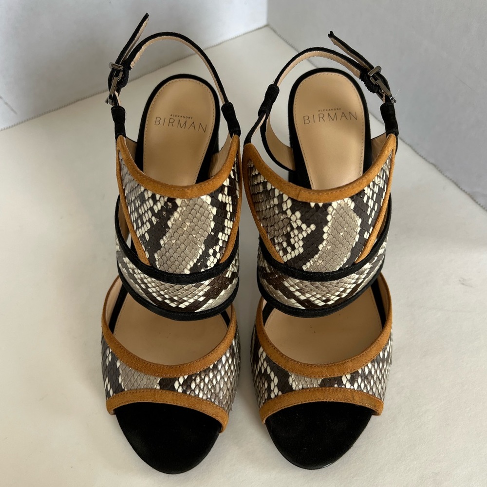 Alexandre Birman Python Sandals - image 2